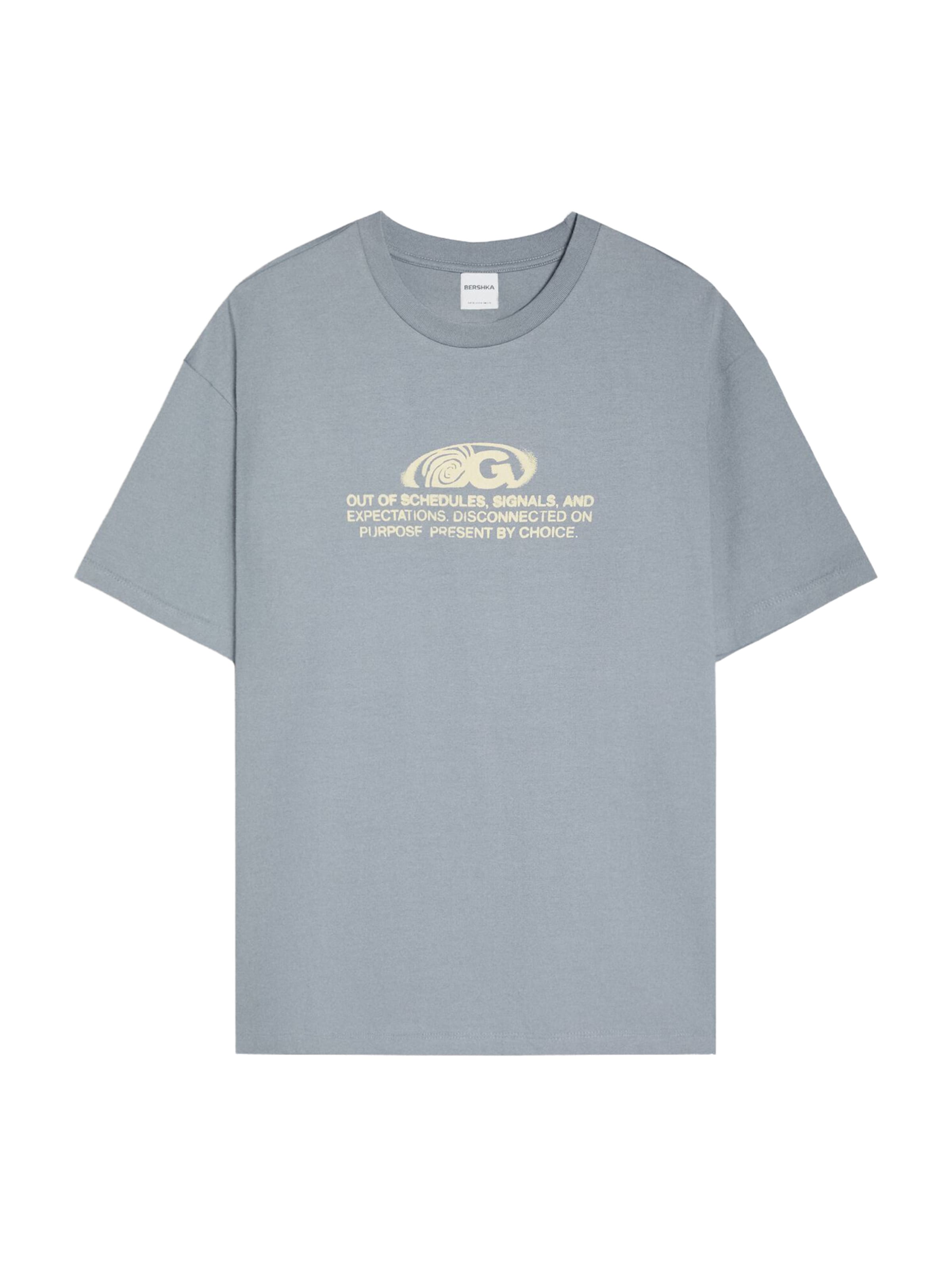 Bershka Shirt in Grey: front