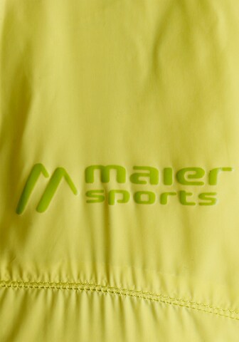 Maier Sports Outdoorjacke in Gelb
