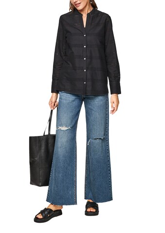 s.Oliver Blouse in Black