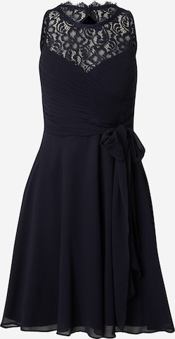 Robe de cocktail Vera Mont en bleu : devant