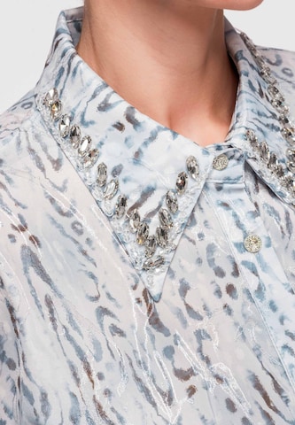 Ombre Blouse in Blue