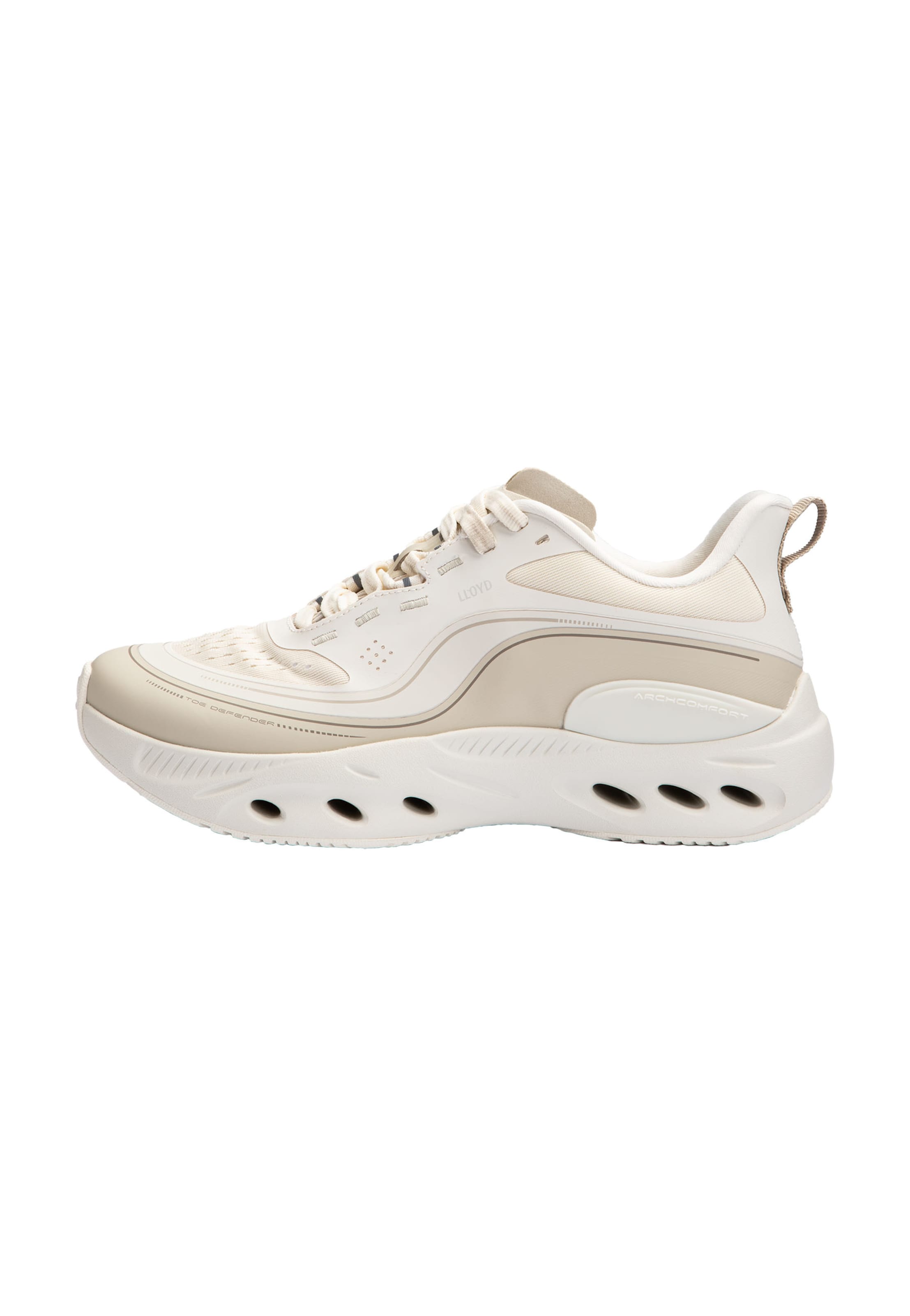 LLOYD Sneakers laag 'DASH X' in Beige: voorkant