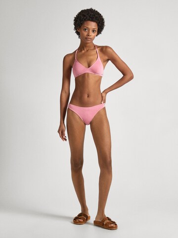 Pepe Jeans Triangel Bikinitop in Pink