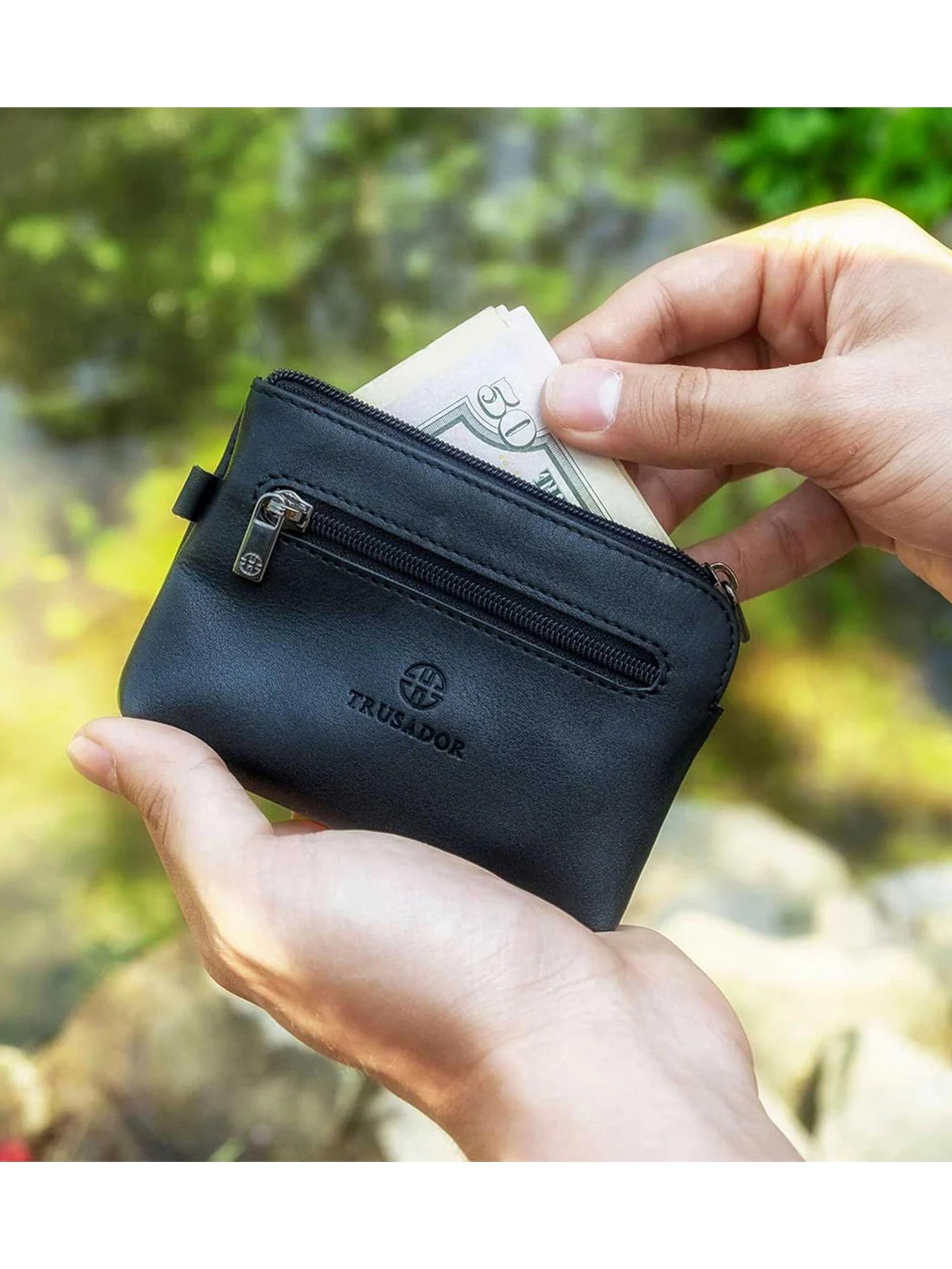 Trusador Key Ring 'Milano' in Black