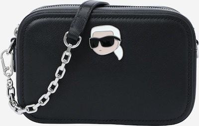 Karl Lagerfeld Τσάντα ώμου 'Ikonik 2.0' σε μπεζ / μαύρο / λευκό, Άποψη προϊόντος