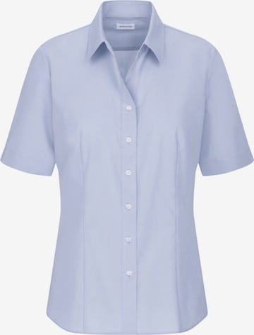 Camicia da donna 'Schwarze Rose' di SEIDENSTICKER in blu: frontale