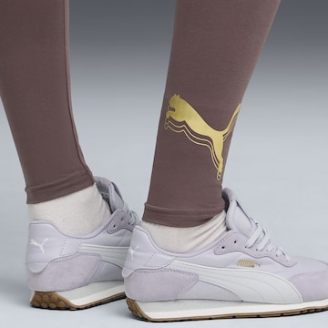 PUMA Skinny Workout Pants 'Ess' in Purple