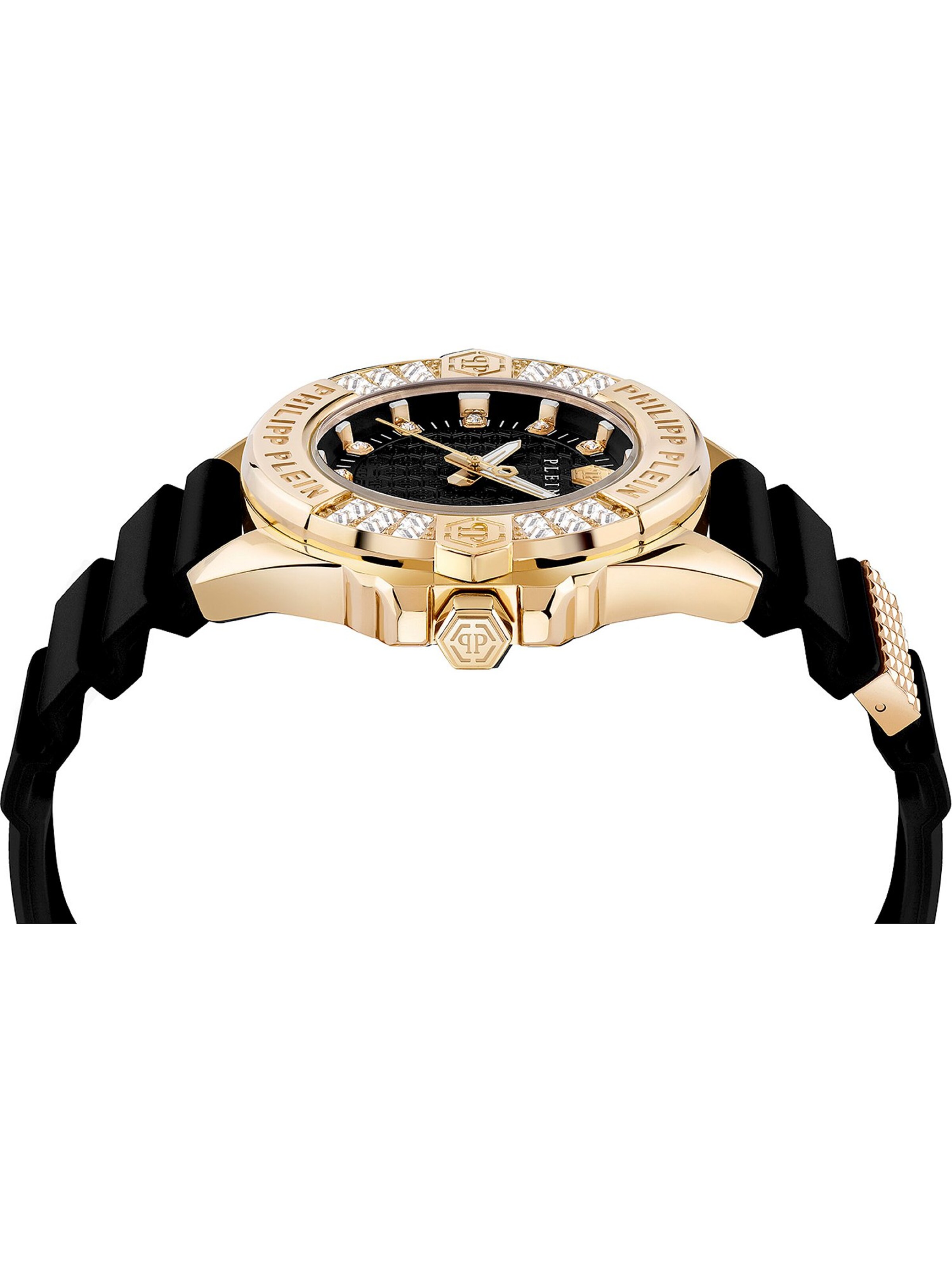 Philipp Plein Analoguhr in Schwarz