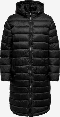 Manteau d’hiver 'Melody' ONLY en noir : devant