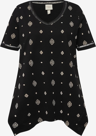 Ulla Popken Shirt in Black: front