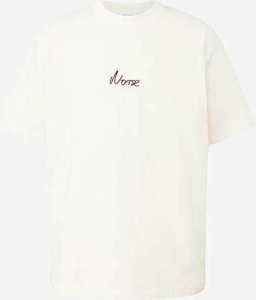 NORSE PROJECTS T-shirt 'Johannes' i vit: framsida