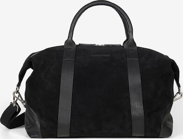 Sac week-end 'Weekend Bag Steven Suede Black' Howard London en noir : devant