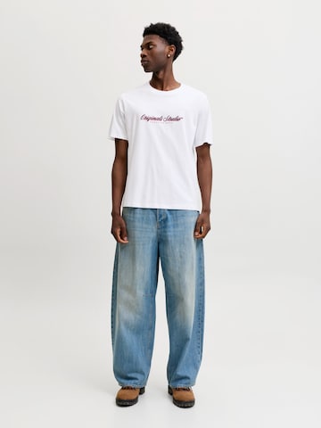 T-Shirt 'JWHMontauk' JACK & JONES en blanc
