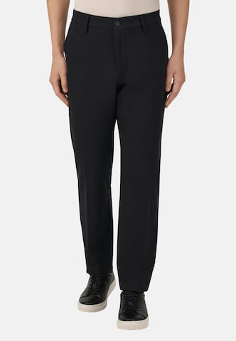 Boggi Milano Slimfit Pantalon in Zwart: voorkant