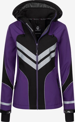 Rock Creek Outdoor Jacket in Purple: front