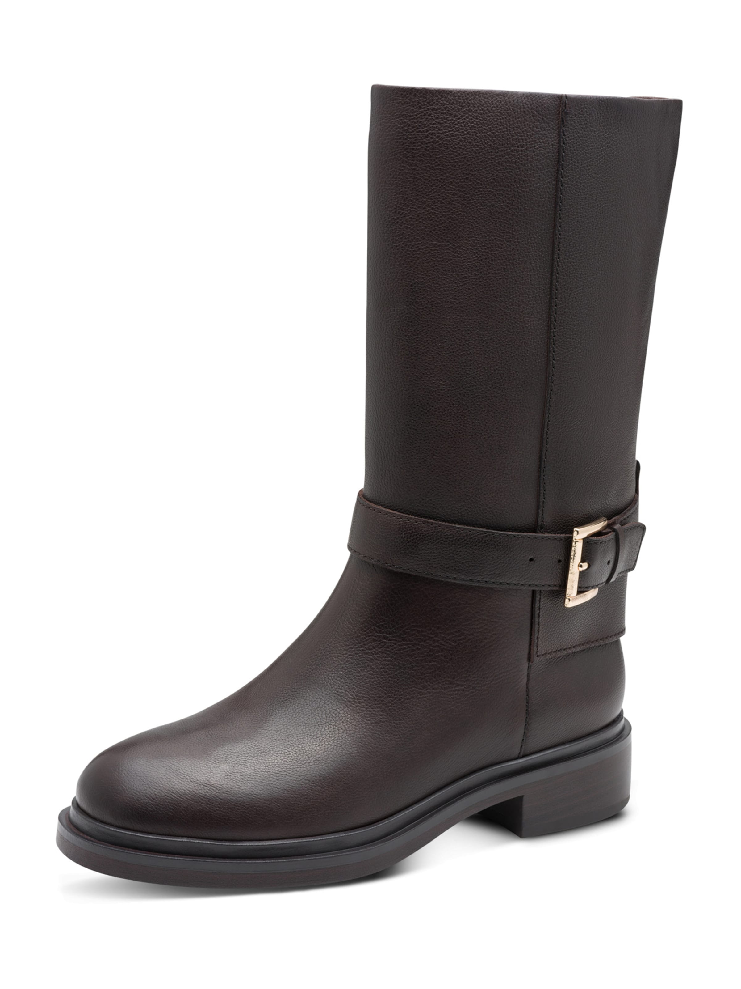 NEWD Škornji | rjava barva: sprednja stran