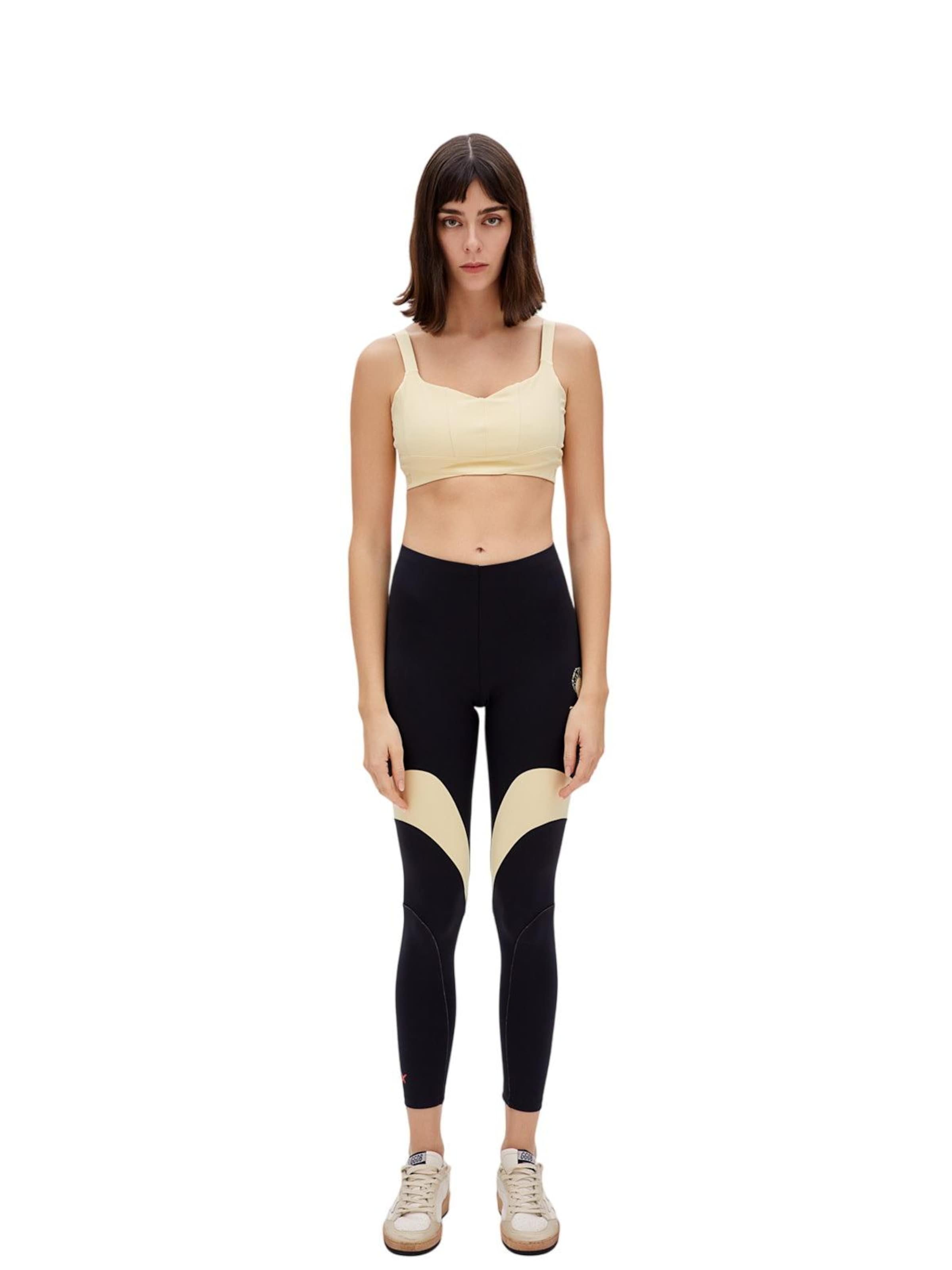 Skinny Leggings PCFG en noir : devant