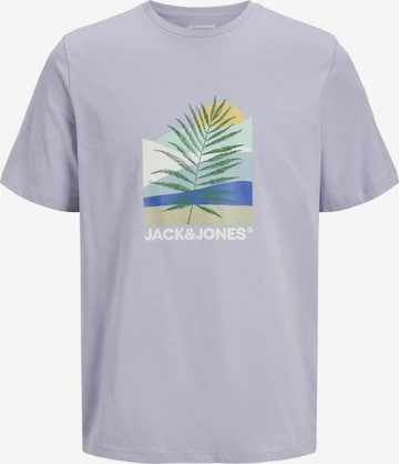 T-Shirt JACK & JONES en violet : devant