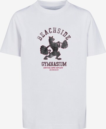 F4NT4STIC Shirt 'Beachside Gymnasium' in White: front