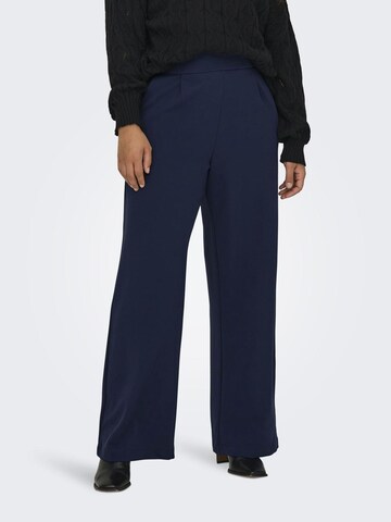 ONLY Carmakoma Wide leg Pants in Blue: front