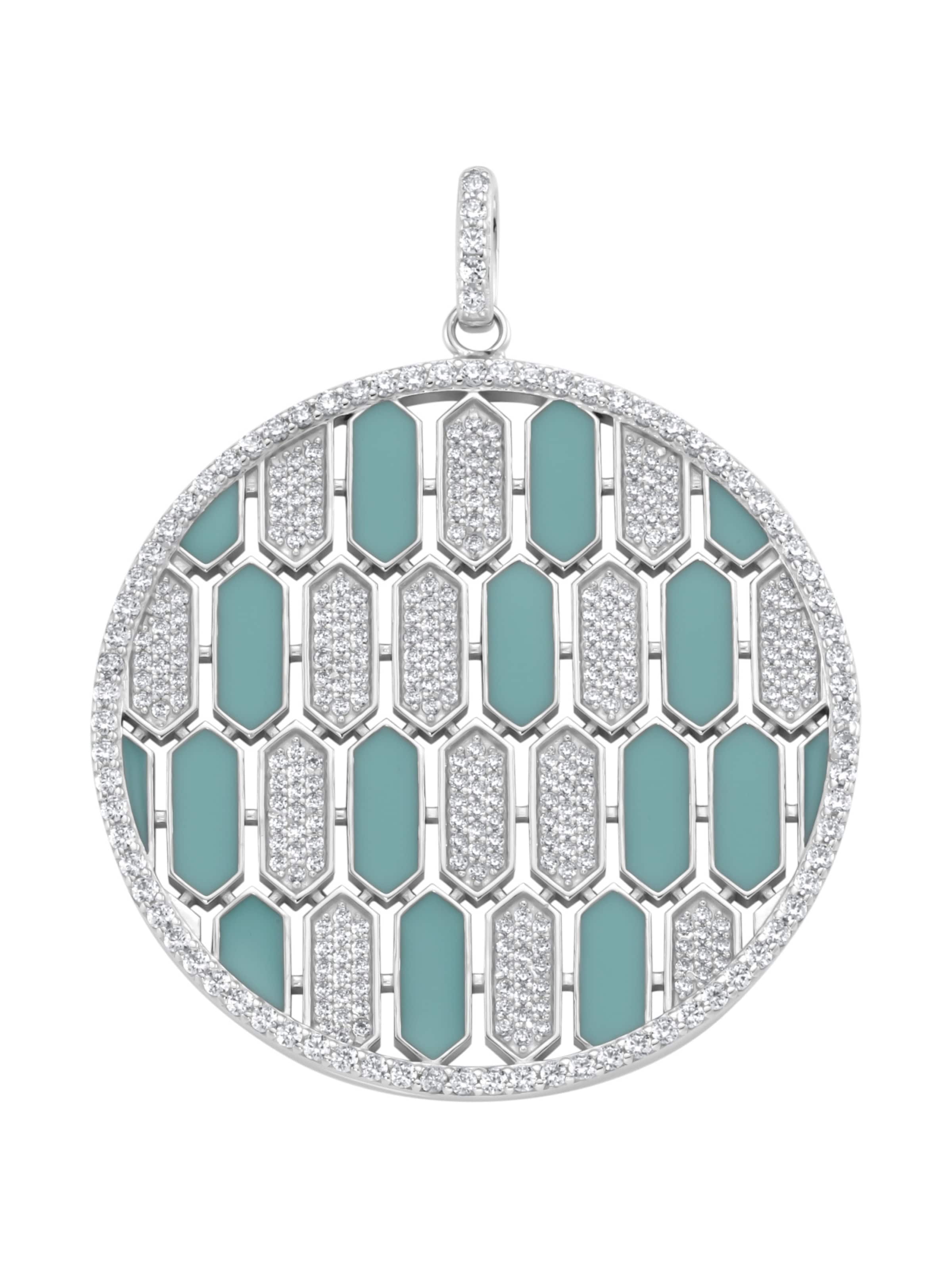 Giorgio Martello Milano - Colgante en plata: frente