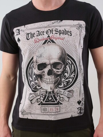 T-Shirt 'Ace' Deeluxe en gris
