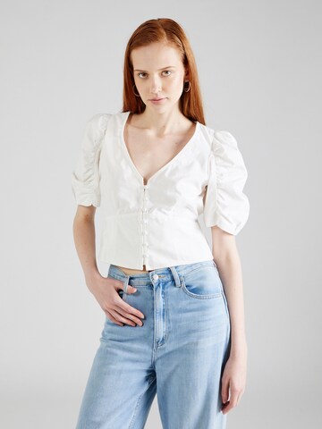 LEVI'S ® Blouse 'Storia Volume Blouse' in Wit: voorkant