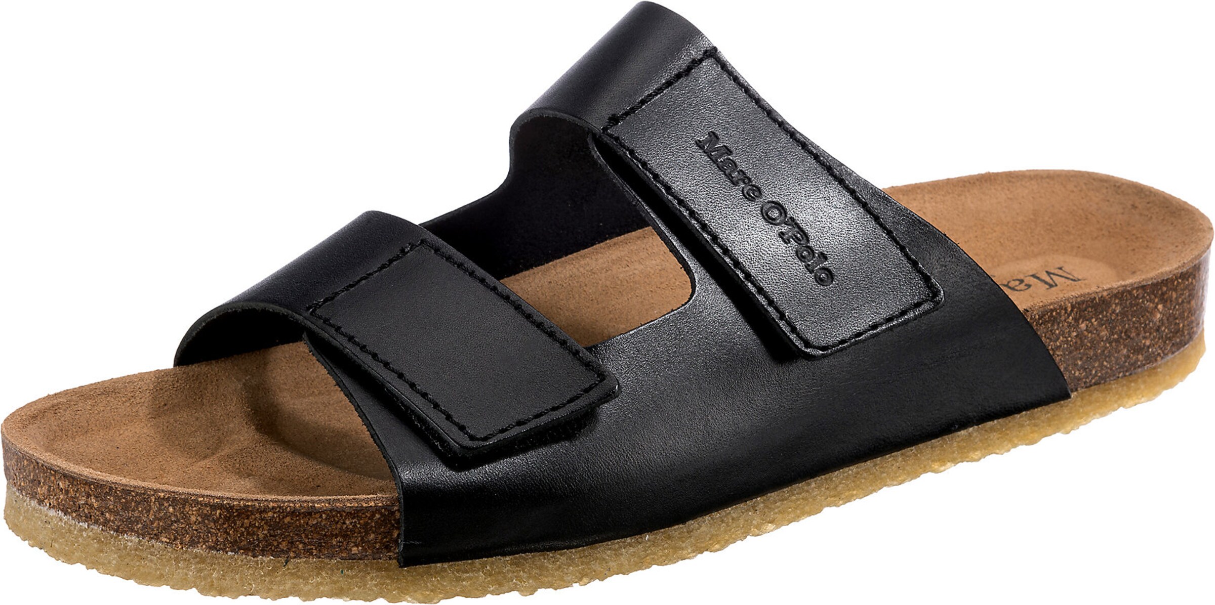 Männer Offene Schuhe Marc O'Polo Pantolette in Schwarz - HF04968 Männer Offene Schuhe Marc O'Polo Pantolette in Schwarz - HF04968