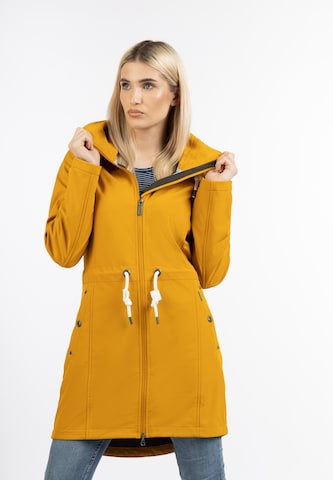ICEBOUND Λειτουργικό παλτό σε κίτρινο: μπροστά