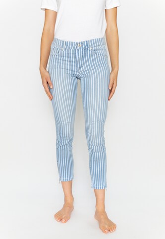 Angels Skinny Jeans in Blauw: voorkant