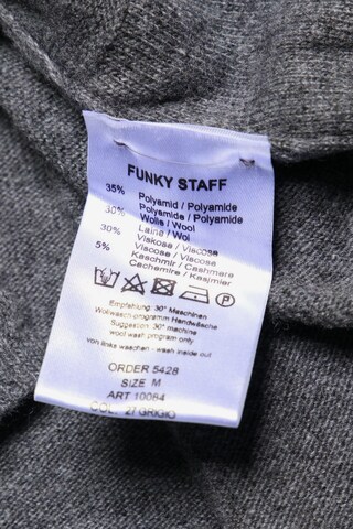 Funky Staff Pullover M in Grau