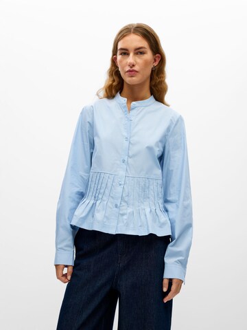 Camicia da donna di OBJECT in blu: frontale