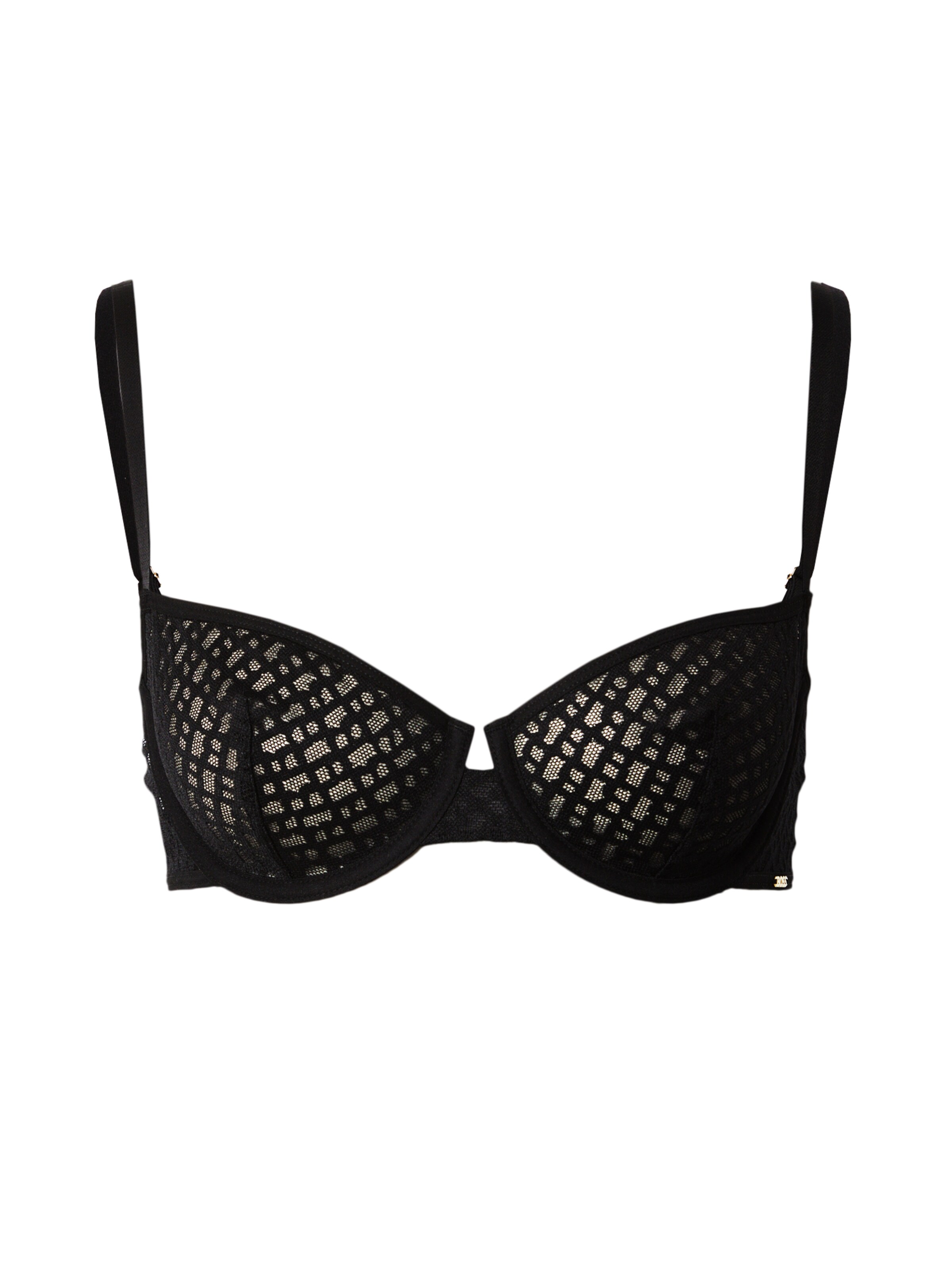 BOSS Balconette BH in Schwarz: Vorderseite