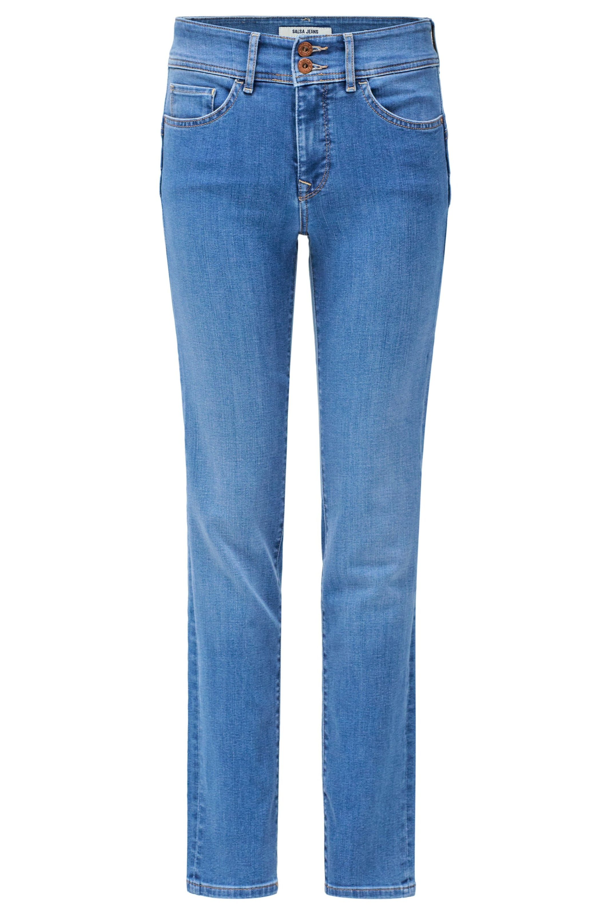 Salsa Jeans Skinny Jeans in Blauw: voorkant