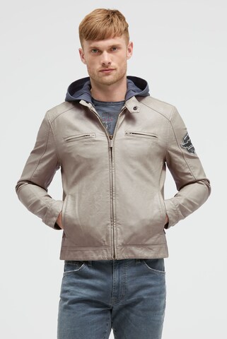 CAMP DAVID Between-Season Jacket in Grey: front