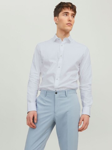 JACK & JONES Regular fit Button Up Shirt in White: front