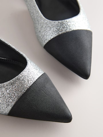 Next - Zapatos destalonado en plata