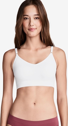 JOCKEY Sport-BH 'Seamfree™ Back Smoothing V-Neck Bralette' in XXL in weiß, Produktansicht