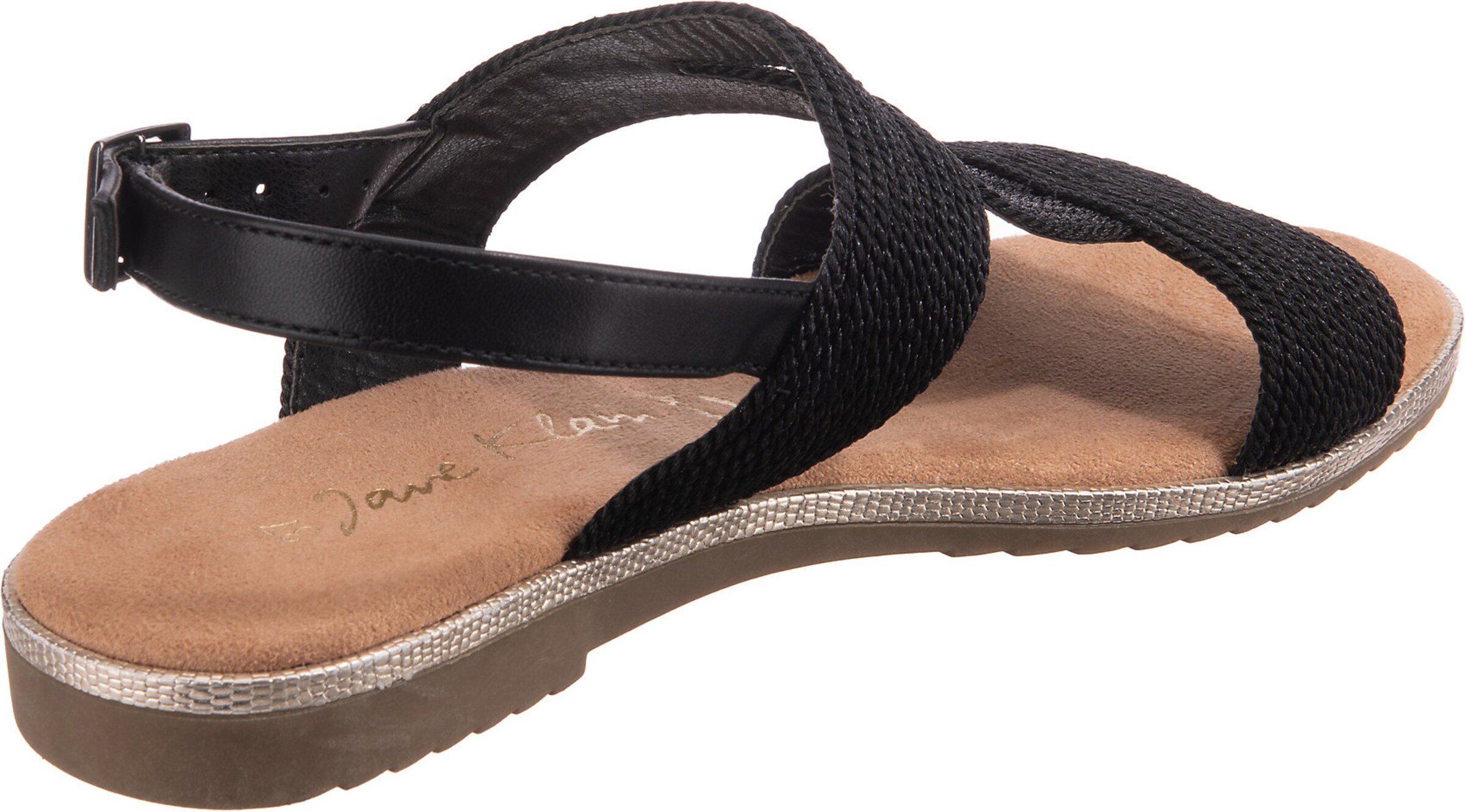 JANE KLAIN Sandale in Schwarz