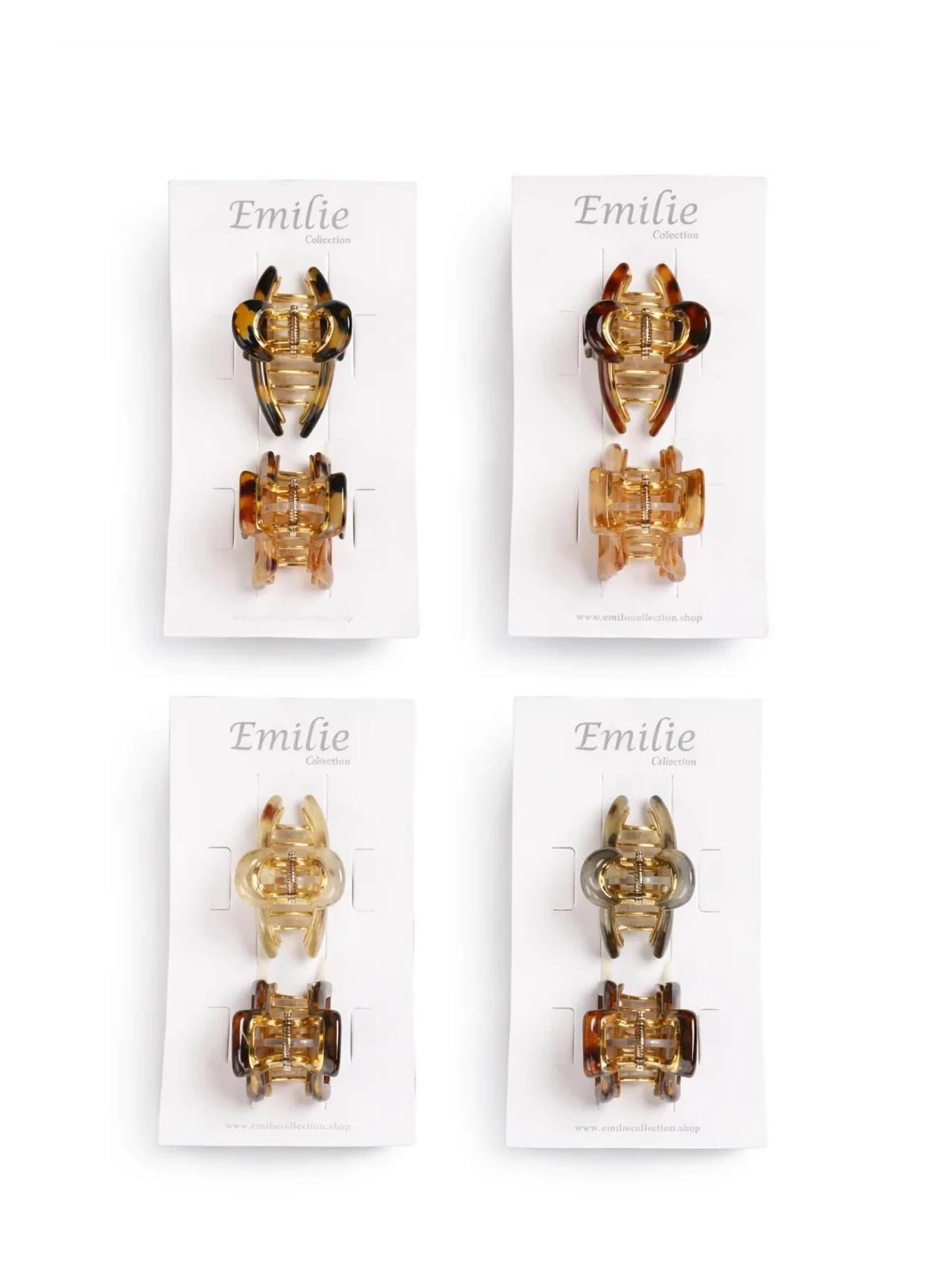 Ornamento per i capelli '8x Haarklem mini' di Emilie collection in colori misti