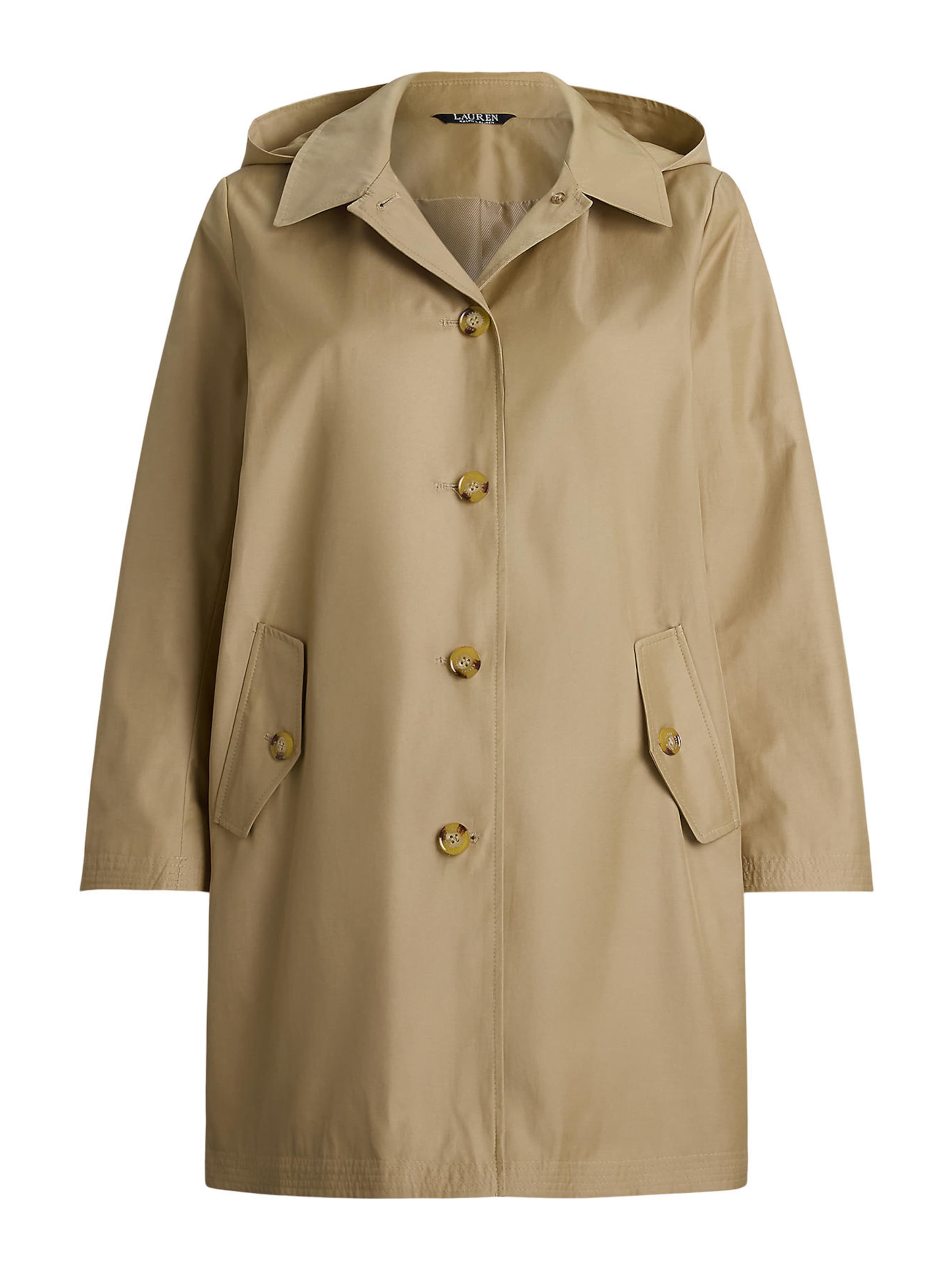 Lauren Ralph Lauren Plus Tussenmantel in Beige: voorkant