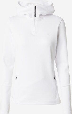 J.Lindeberg Sport sweatshirt 'Aerial' i vit: framsida