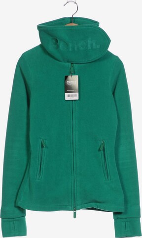 BENCH Sweatshirt & Zip-Up Hoodie in XS in Green: front