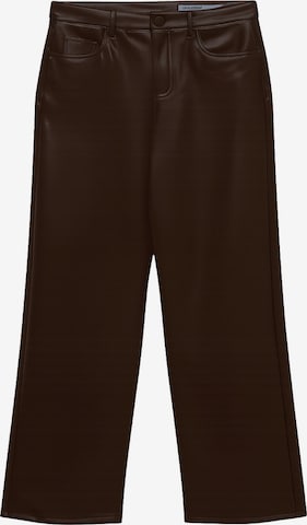 VERO MODA - Pierna ancha Pantalón 'TESSA' en marrón: frente