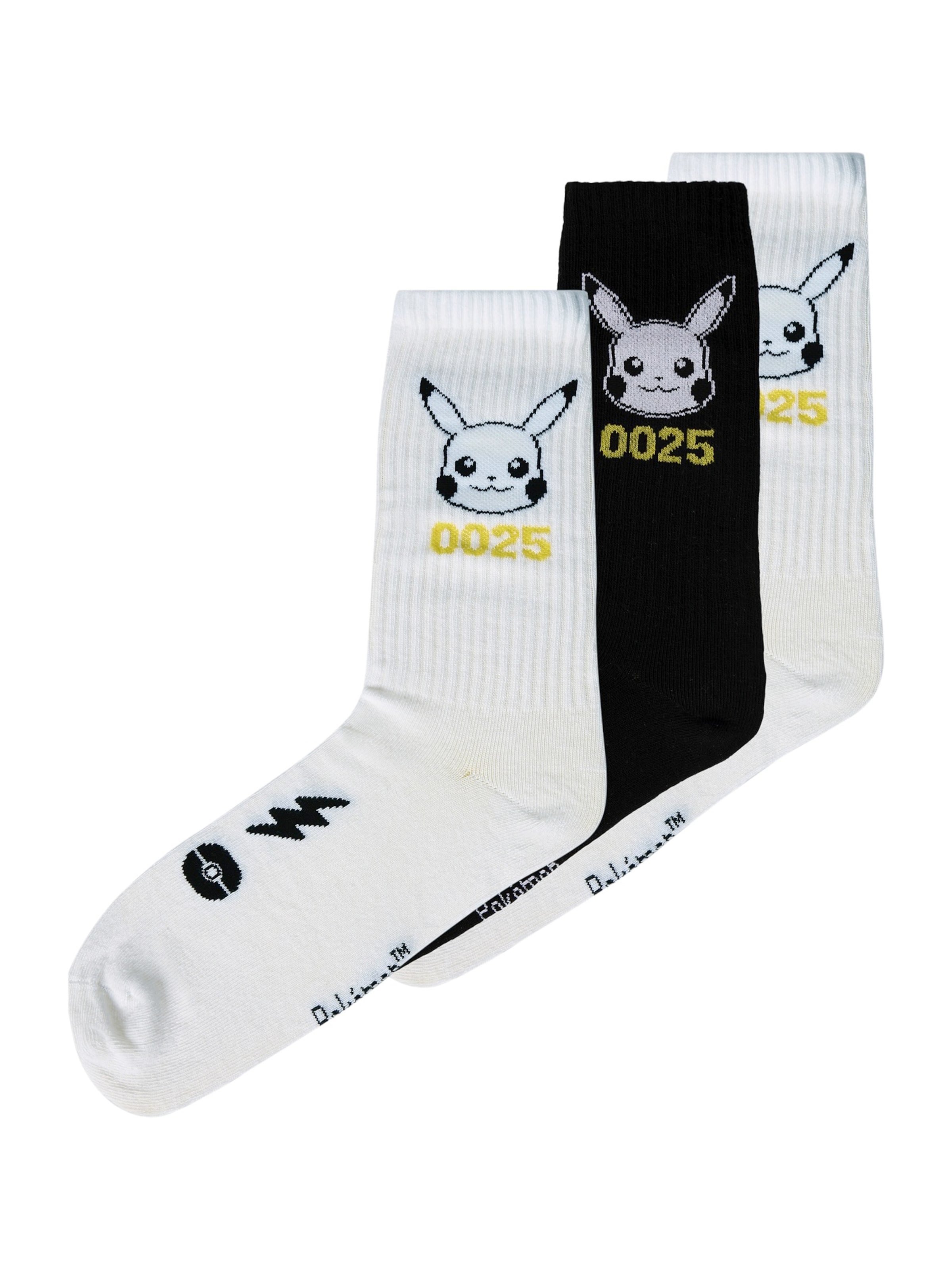 NAME IT Ponožky 'NKMJACKSON POKEMON' - Čierna: predná strana