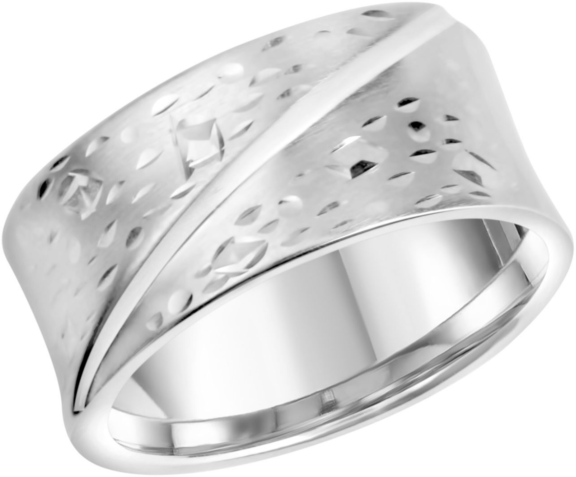 FIRETTI Ring in Silber: Vorderseite