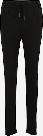 Only Tall Pleat-Front Pants 'POPTRASH' in Black: front