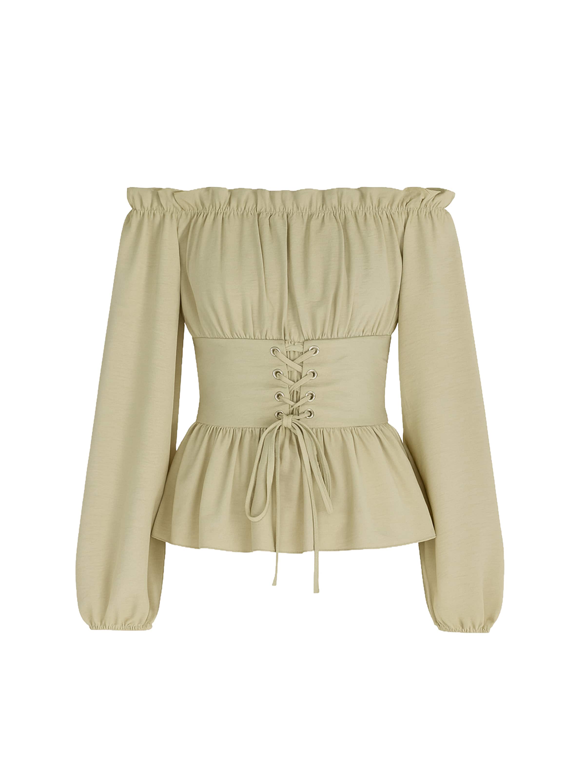 Elara Bluse i champagne, Produktvisning