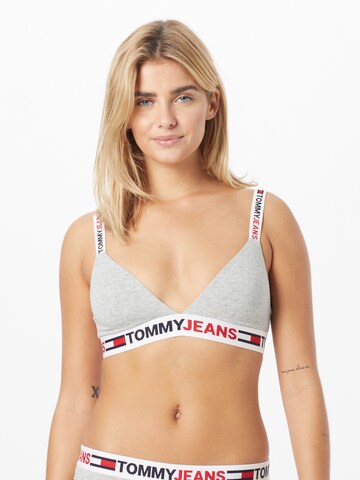 Tommy Hilfiger Underwear Triangel BH in Grijs: voorkant