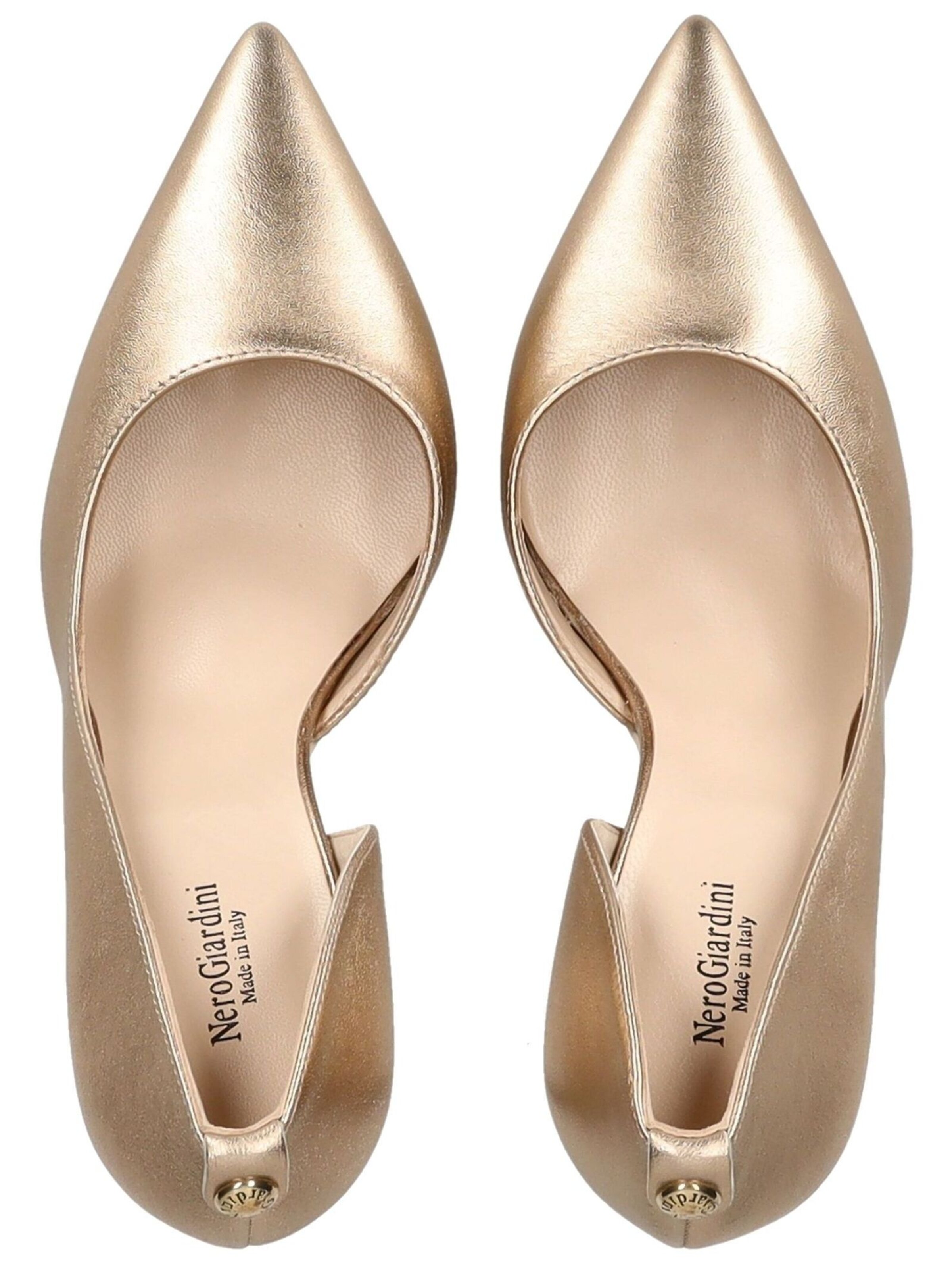 Escarpins Nero Giardini en or